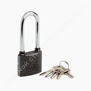 Аллюр Замок навесной HG-350C-L (ВС1Ч-350Д) полимер 5 ключей #171735